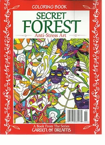 MALBUCH, GEHEIMER WALD ANTI-STRESS KUNST - Bild 1 von 1