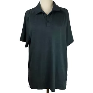 HURLEY Polo Golf Uomo Nera Traspirante Umidità NUOVA CON ETICHETTE Taglia Media - Foto 1 di 8