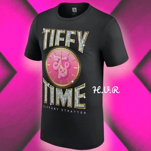WWE Tiffany Stratton Tiffy Time Black Men's "3XL" T-Shirt! - Picture 1 of 3