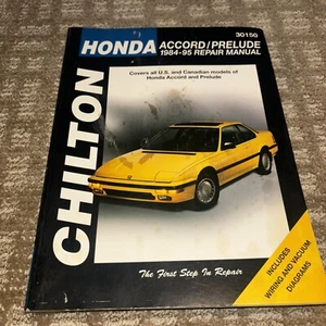 Chilton repair manual 1984-95 Honda Prelude Accord - Picture 1 of 2