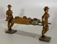 Tommy Atkins Toy Soldiers British Wounded Stretcher Bearer WW1 Set in Box