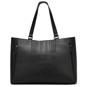 ELLE Roamer 24L Vegan Leather Weekender Tote Bag - Picture 1 of 17