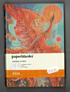 Agenda GIORNALIERA 2025 PAPERBLANKS Uccello di Fuoco, 12,5x17,5CM. diary day - Imagen 1 de 2
