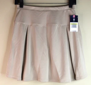 IZOD Girls School Uniform Skirt Skort Solid Khaki Undershorts 14 Regular - Picture 1 of 6
