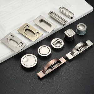 Versteckter Schrankgriff Versenkt Unsichtbar Schublade Schrank Türgriff Rund - Picture 1 of 41