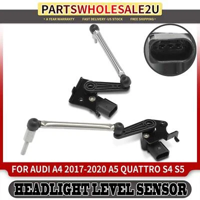 2x Rear Headlight Level Sensor for Audi A4 2017-2020 A5 Quattro S4 S5 2018-2021 - Image 1 of 4
