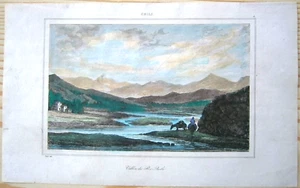 Impresión 1840 VALLE DE RIO QUILO, VALPARAÍSO, CHILE, #4 - Imagen 1 de 1