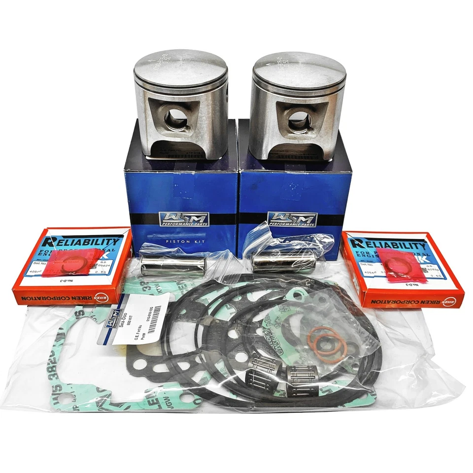 NUEVO WSM SEA-DOO 800 82.25mm .25 KIT DE EXTREMO SUPERIOR SOBRE DIÁMETRO 1995-1999 GSX GTX SPX XP Foto 1 de 1