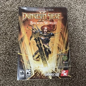 Dungeon Siege II Broken World 2006 PC Expansion RPG Action Fantasy Game - Picture 1 of 10