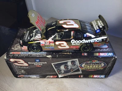 XRARE 1:24 Dale Earnhardt #3 GOODWRENCH 1998 DAYTONA 500 WIN GOLD CHROME NASCAR - Image 1 of 4