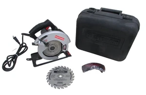 SIERRA CIRCULAR CRAFTSMAN 7-1/4" LÁSER TRAC #10860, con estuche y 2 hojas - Imagen 1 de 18