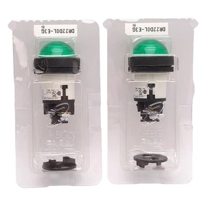 2 Stück Fuji Electric DR22D0L-E3G Green Dome Pilot Light, ø30mm, 30VAC/DC 1W - Bild 1 von 8