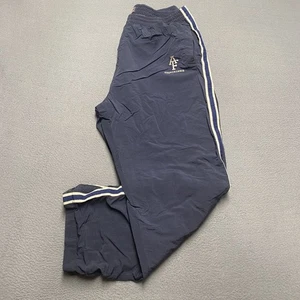 Abercrombie Hose Herren Large blau Nylon Druckknopf Abreißsport Track 90er Y2K - Bild 1 von 14