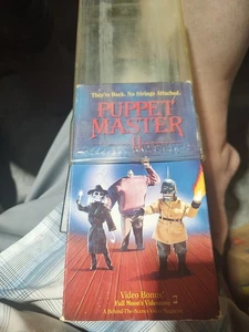 Puppet Master II - 2 - 1990 Vhs Tape Vintage Horror Full Moon With Proctive Case - Imagen 1 de 12