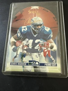 1996 Select Prime Cuts #14 Chris Warren 1 Of 1996 Sets Produced - Excellent - Picture 1 of 8