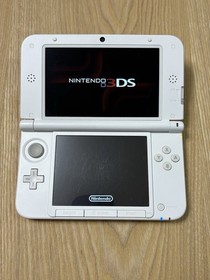 Nintendo 3DS LL XL Pink White Console Stylus Ver 11.13 Japan New stick