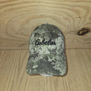 Cabellas Hat Cap Adult Green Camouflage Snap Back Adjustable Hunting Hiking Euc - Picture 1 of 6