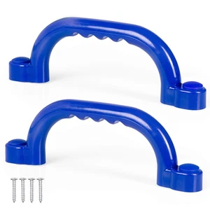 Playground Safety Handles, 2 Pack Blue Grab Handle Bars for Jungle Gym - Picture 1 of 5