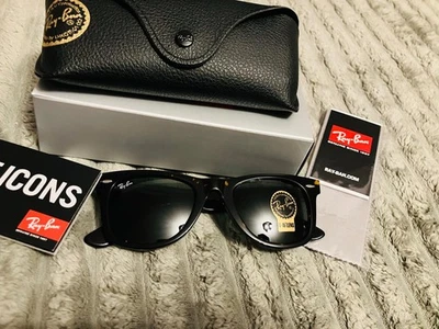 Gafas de sol Ray-Ban ORIGINAL RB2140 Wayfarer Tortuga Polarizadas 50 mm Unisex ¡REGALO! Foto 1 de 4