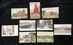 1910s Elgin Illinois Set of 9 Antique Postcards - Picture 1 of 23