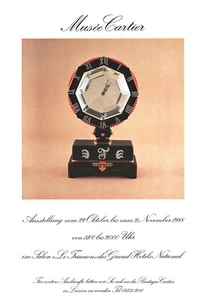 Musée Cartier ORIGINAL Schweizer Museums-Plakat von 1988 Grand Hotel National - Picture 1 of 1