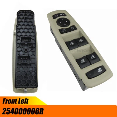 Interruptor de espelho bege para Renault Fluence 2008 2009 2010 2011-2016 janela elétrica - Imagem 1 de 4