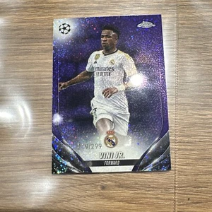 Vinicius Jr. 23-24 Topps Chrome UEFA Club Comp Violet Speckle Refractor 219/299 - Bild 1 von 2