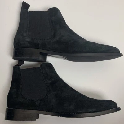 Botas Chelsea Scarpa d'Oro de Gamuza Negras con Estrás Talla 39EU Foto 1 de 4