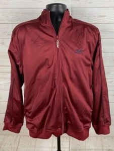 Reebok Jacket Youth Kids XL (18-20) Red Zip Up Pullover Coat Stitched New ST66 - Picture 1 of 6