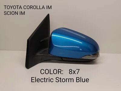 Se adapta a 16 iM 17-18 Corolla iM lado del conductor izquierdo espejo plegable eléctrico señal térmica Foto 1 de 4