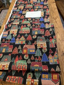 Rainwood orignals fabric Christmas red gold approximately 168” x 42” - Picture 1 of 9