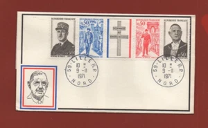 FDC 1971 - Tributo En General de Gaulle (3962) - Imagen 1 de 2