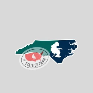 WSP State of Panic (NC) UNCW University of North Carolina Wilmington Sticker - Picture 1 of 1