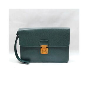 Louis Vuitton LV Clutch Bag M30194 Clado Greens Taiga 2216885