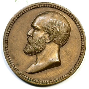 1881 Julian-PR43 James A. Garfield First Size Bronze Medal - Picture 1 of 2