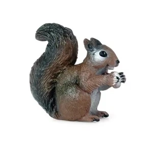 Squirrel Toy Action Figure Small Animal Figurine Doll Gift for Kids - Picture 1 of 2