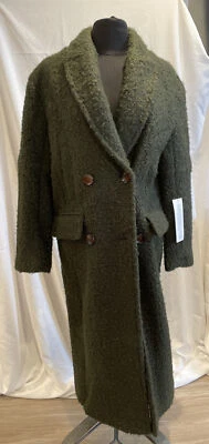 Topshop Women’s Green Long Warm Winter Coat Size XS NRAND NEW WITH TAGS - Image 1 of 4