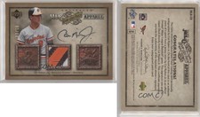2006 Upper Deck Artifacts MLB Apparel /10 Cal Ripken Jr #MLB-CR Patch Auto HOF