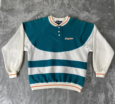 Vintage Miami Dolphins Starter Sweatshirt Mens Size XL NFL 90s Cover