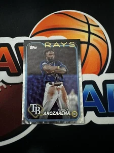 2024 Topps Randy Arozarena "Silver Crackle Foil SP" (Tampa Bay Rays) #284 - Picture 1 of 2