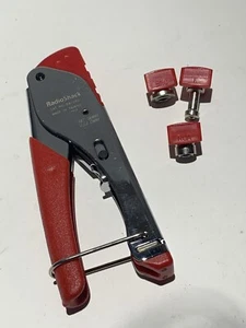 RadioShack Wire Compression Fitting BNC F RCA Coaxial Cable Termination Tool - Picture 1 of 8