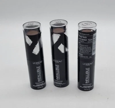 3 УПАКОВКИ L'OREAL PARIS НЕПОГРЕШИМАЯ ПАЛОЧКА СКУЛЬПТОР 412 ЭСПРЕССО - Изображение 1 из 4