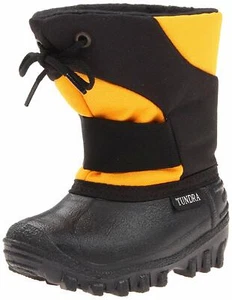 New Tundra Outback 2 Toddler/Little Kids Winter Snow Black/Yellow Boot Size US 5 - Picture 1 of 7