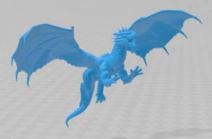 Red Dragon Young Chromatic Mini - DND - Pathfinder - Dungeons & Dragons - RPG - - Picture 1 of 4