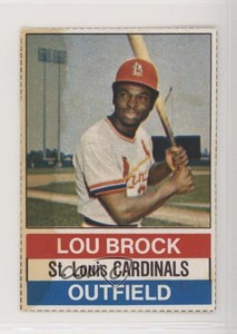 1976 Hostess All-Star Team Lou Brock #7 HOF