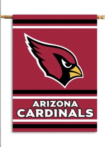 Arizona Cardinals 2 Sided outdoor Flag - Banner Flag - NFL Football 28”x40” Cover