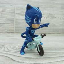 Disney - PJ Masks - CATBOY On Bicycle - Solid Toy Figure - PVC - MINT - 3.5"