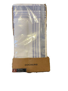 Vintage Dockers Men's 6 Piece 100% Cotton Men's Handkerchiefs