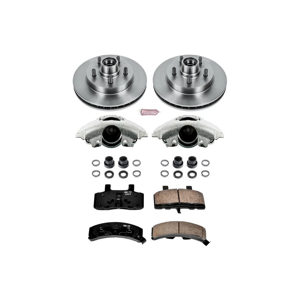 Kit de frenos de disco PowerStop - Delantero - Se adapta a Chevrolet C1500 1995-1999, Chevrolet C15 Foto 1 de 4