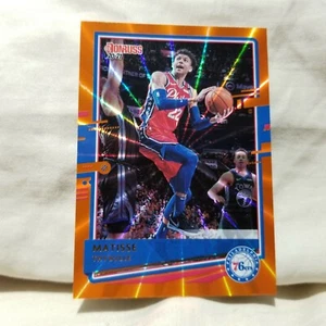 Matisse Thybulle 2020-21 Donruss Basketball Orange Laser Card #74 76ers - Picture 1 of 2